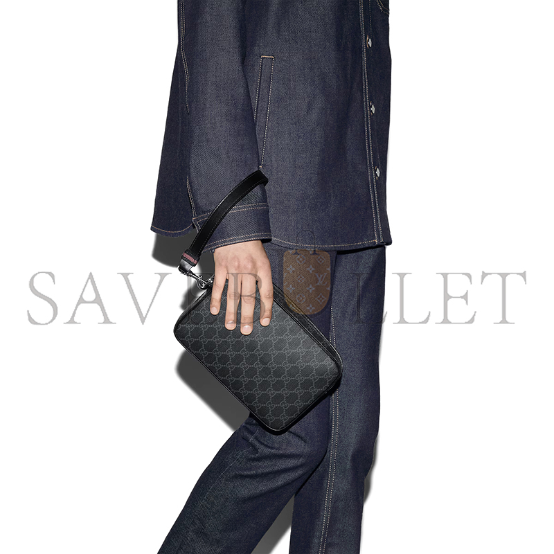 GUCCI GG BLACK SMALL POUCH 792096 (23*16*5cm)